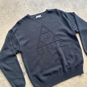 UNIF Men's Sweater - Black - S – UNIF All-Seeing Eye Knit Sweater